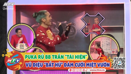 Xem Show CLIP HÀI Puka rủ BB Trần "tái hiện" vũ điệu " đám cưới miệt vườn HD Online.